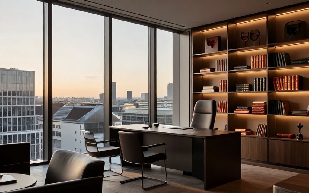 Dr. Marcus Weber in seinem Büro in Hamburg